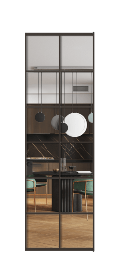 Алюминиевая дверь АЛПЛ040.05 Алюминий антрацит Прозрачное стекло "Кристал Вижн", калёное. Без короба ААН Цена 157470 Стоимость комплекта двери включает: 1. Полотно (600/650/700/750/800/850/900/950*2000-2400 мм).
2. Короб
3. Комплект фурнитуры (2 торцевые петли и магнитный замок с ответной планкой). Фабрика дверей Волховец 8 (800) 551 43 19 Алюминиевая дверь АЛПЛ040.05 Алюминий антрацит Прозрачное стекло "Кристал Вижн", калёное Цена 157470 | Volhovec