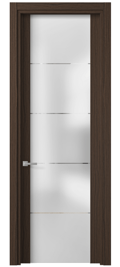 Межкомнатная дверь Планум 4114 Экзотик трюфельный Сатинированное стекло с гравировкой «КВАДРО», триплекс Цена 70440 ₽ | Volhovec