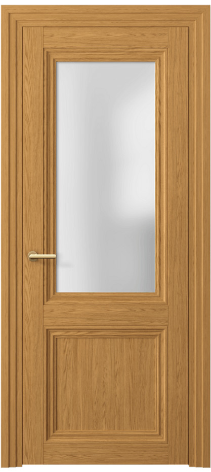 Межкомнатная дверь Центро 2524 Ванильный дуб Сатинированное стекло Цена 55990 ₽ | Volhovec