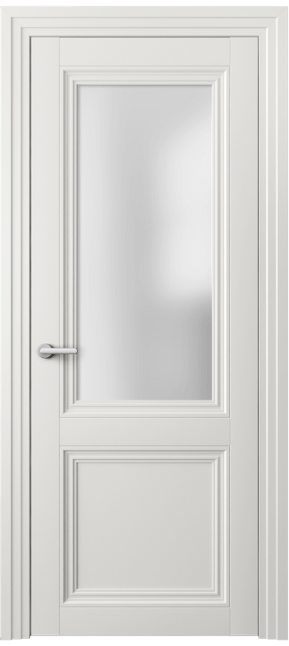 Межкомнатная дверь Центро 2524 Матовый серый Сатинированное стекло Цена 82060 ₽ | Volhovec