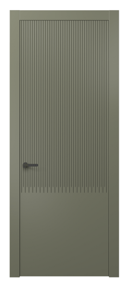 Межкомнатная дверь Дюна АКП 8627 Матовый оливковый тёмный  Цена 58850 ₽ | Volhovec
