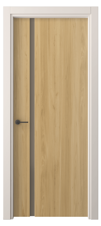 Межкомнатная дверь Фридом 4222 Солнечный вяз Сатинированное бронзовое стекло, триплекс Цена 40799 ₽ | Volhovec