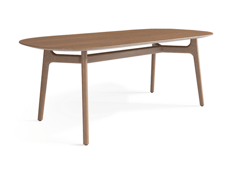 Мебель Стол Примо обеденный на 6 персон 200×95 см. Цвет Дуб каштановый матовый. Материал Массив дуба матовый. Коллекция Стол Примо обеденный на 6 персон 200×95 см. Картинка.