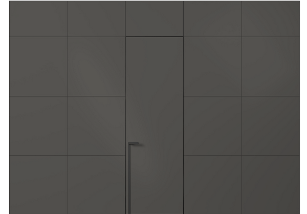 Панели для отделки стен Стеновая панель в искусственной отделке ПЭТ графитовый. Цвет ПЭТ графитовый. Материал ПЭТ. Коллекция Искусственные отделки. Картинка.