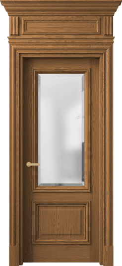 Дверь межкомнатная 7302 ДПР.М САТ-Ф. Цвет Дуб пряный матовый. Материал Массив дуба матовый. Коллекция Антик. Картинка.