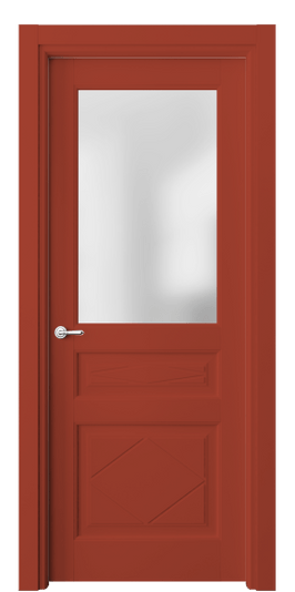 Дверь межкомнатная 6344 NCS S 3050-Y80R. Цвет NCS NCS S 3050-Y80R. Материал Гладкая эмаль. Коллекция Тоскана Ромбо. Картинка.