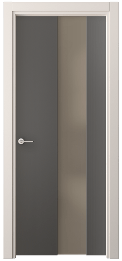 Дверь межкомнатная 4226 ПЭГФ БР САТ. Цвет ПЭТ графитовый. Материал ПЭТ. Коллекция Фридом. Картинка.