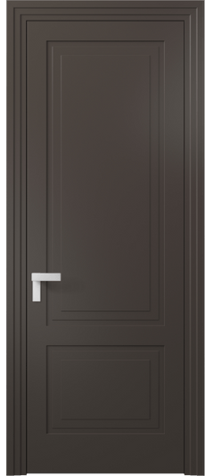 Дверь межкомнатная АКП 8351 МАН Матовый антрацит. Цвет Матовый антрацит. Материал Гладкая эмаль. Коллекция Рокка. Картинка.