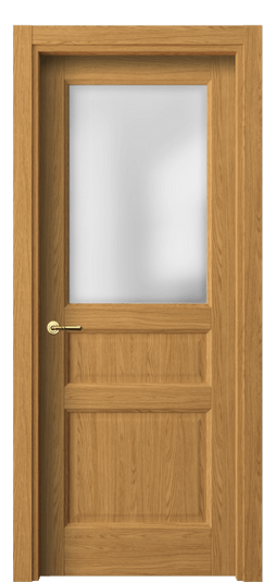 Дверь межкомнатная 1432 ВНД САТ. Цвет Ванильный дуб. Материал Ламинатин. Коллекция Галант. Картинка.