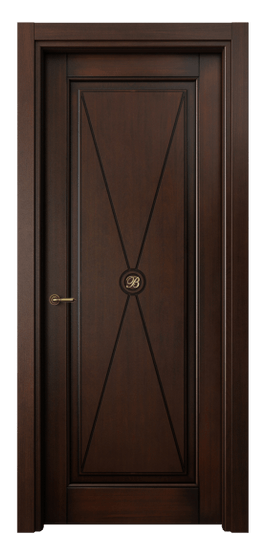 Дверь межкомнатная 6361 БТП. Цвет Бук тёмный с патиной. Материал Массив бука с патиной. Коллекция Тоскана Литера. Картинка.