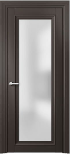 Дверь межкомнатная 2502 МАН САТ. Цвет Матовый антрацит. Материал Гладкая эмаль. Коллекция Центро. Картинка.