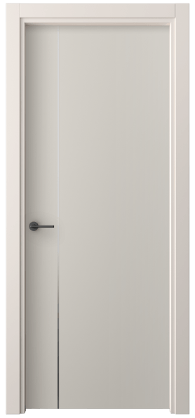 Дверь межкомнатная 4201 ПЭСС. Цвет ПЭТ светло-серый. Материал ПЭТ. Коллекция Фридом. Картинка.